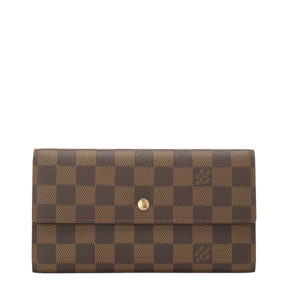 Louis Vuitton Brown Damier Ebene Coated Canvas Porte Tresor International
Wallet